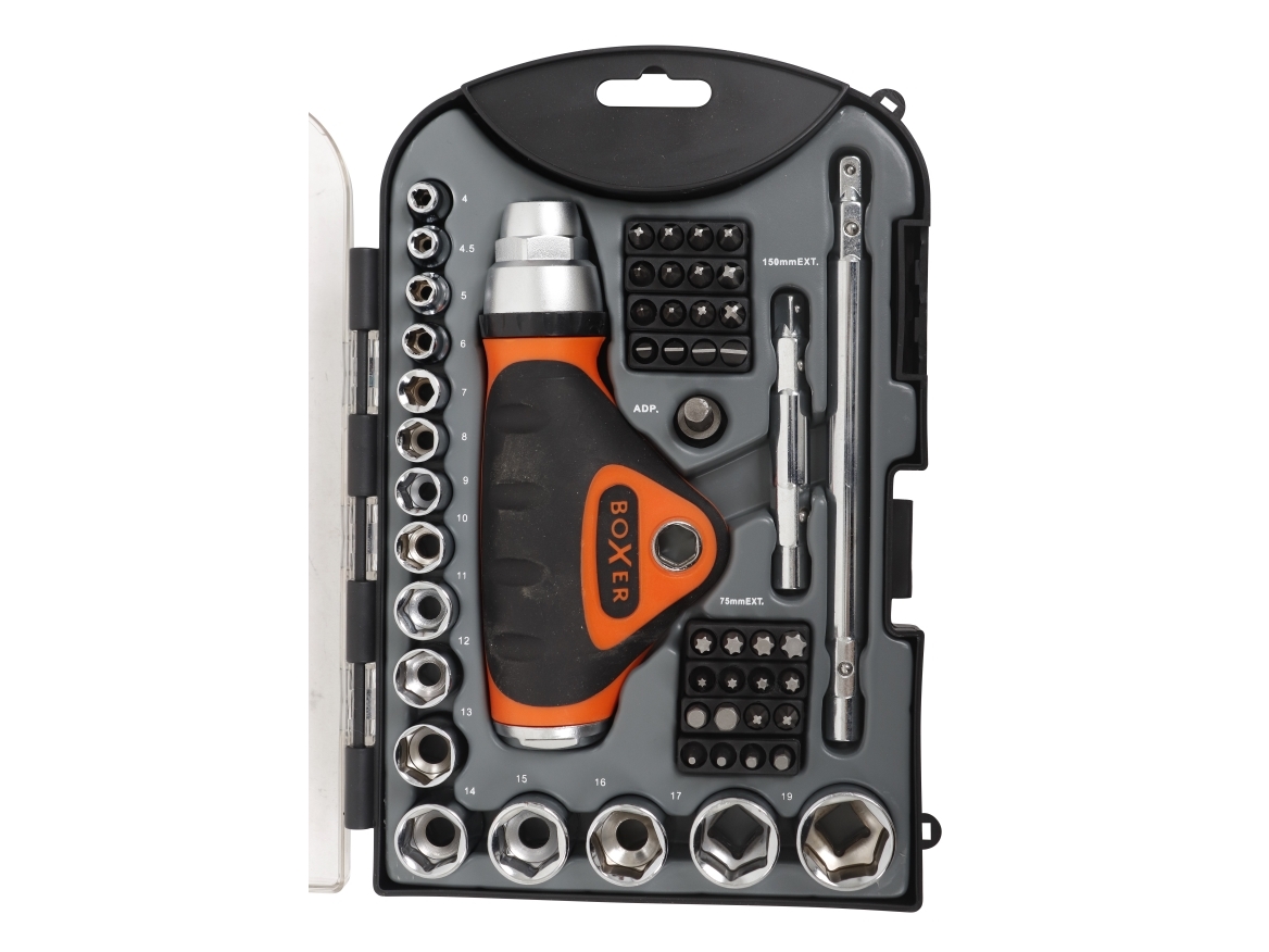 Boxer® topp och bett set 52 delar | Elverktyg - Tillbehör - Bitar & Borrset | GameStuff
