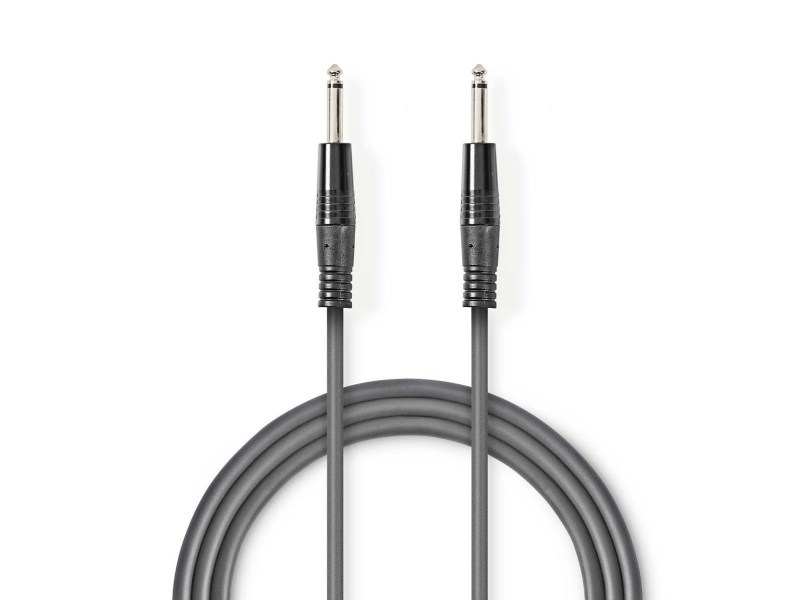 Nedis Coth23000gy30, 6.35Mm, Stecker, 6.35Mm, Stecker, 3 M, Grau
