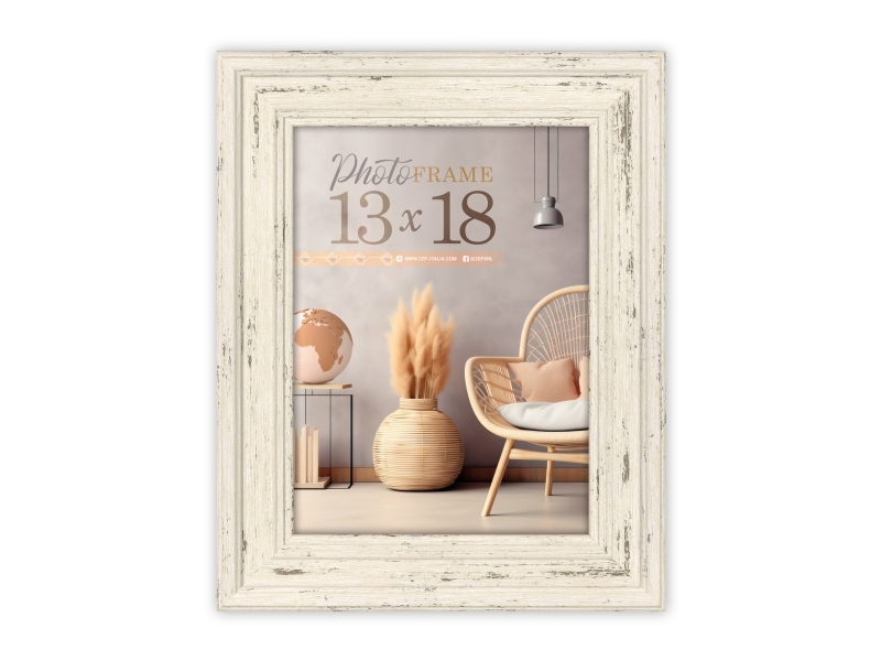 Zep Pm234w, Einzelbilderrahmen, Holz, Weiß, Wand, 30 X 40 Cm, Rechteckig