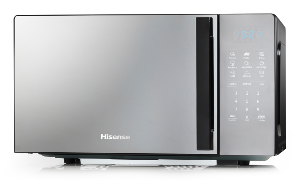 Hisense H20MOMBS4HG, Bordplade, Grill mikroovn, 20 L, 700 W, Indbygget skærm, LED
