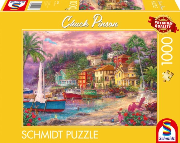 Schmidt Spiele 58556, 1000 Brikker, By, 12 År