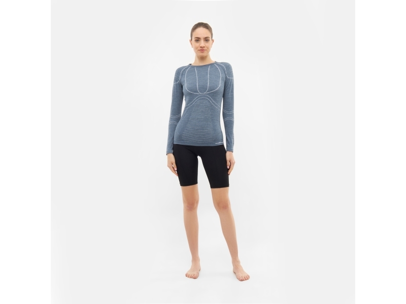 Damenunterwäsche Viking Lana Pro Longsleeve Merino Größe M Grau