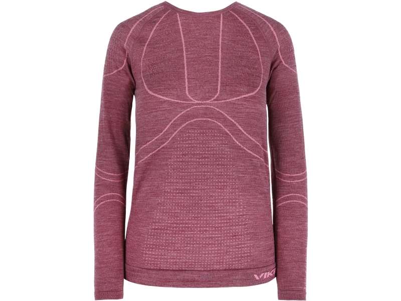Damenunterwäsche Viking Lana Pro Longsleeve Merino Größe S Rosa