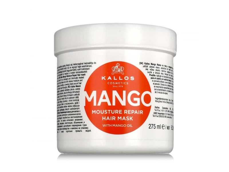 Kallos Mango Mask 275Ml - Nourishing Hair Treatment