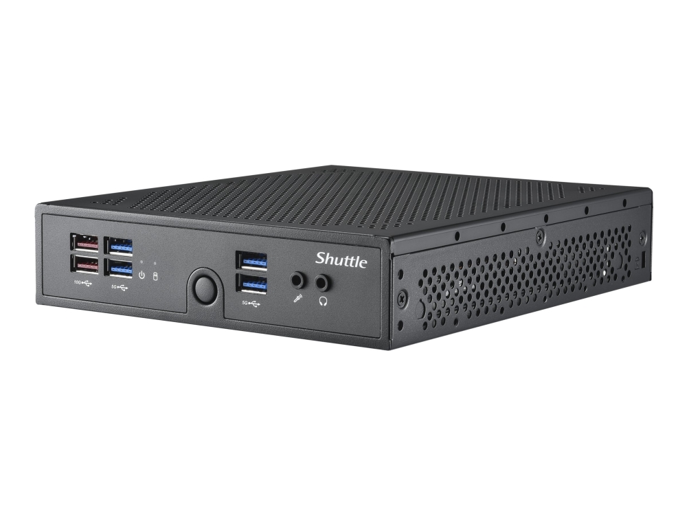 Shuttle Xpc Slim Barebone Ds50u3, Intel I3-1315U, 2X Lan (1X 2.5Gbit ,1X 1Gbit), 1Xcom,1Xhdmi,1Xdp, 1X Vga, Lüfterlos, 24/7 Dauerbetrieb, 1,3L Größe