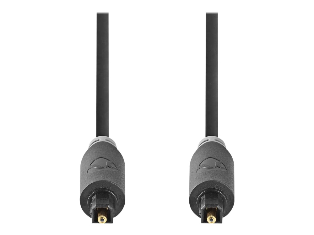 Nedis - Digital Lydkabel (Optisk) - Toslink Han Til Toslink Han - 5 M - Fiberoptik - Antracit (Sort) - Rund