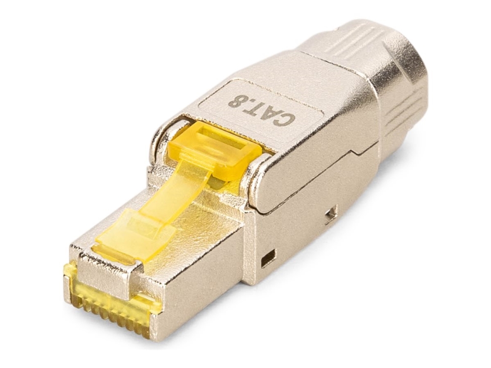 DIGITUS - Netværk-konnektor - RJ-45 (han) - STP - CAT 8.1 - IEEE 802.3af/IEEE 802.3at/IEEE 802.3bt - 40 Gigabit Ethernet