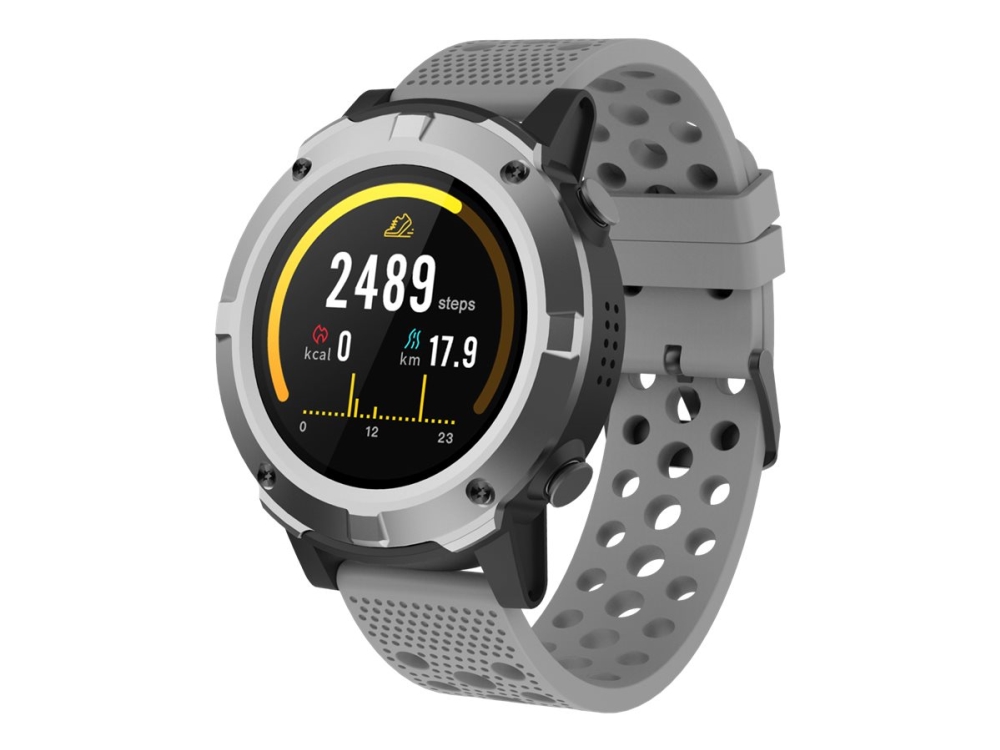 Denver Sw-660 Amoled Smartwatch 3,3 Cm (1,3") Sort, Grå Gps (Satellit)