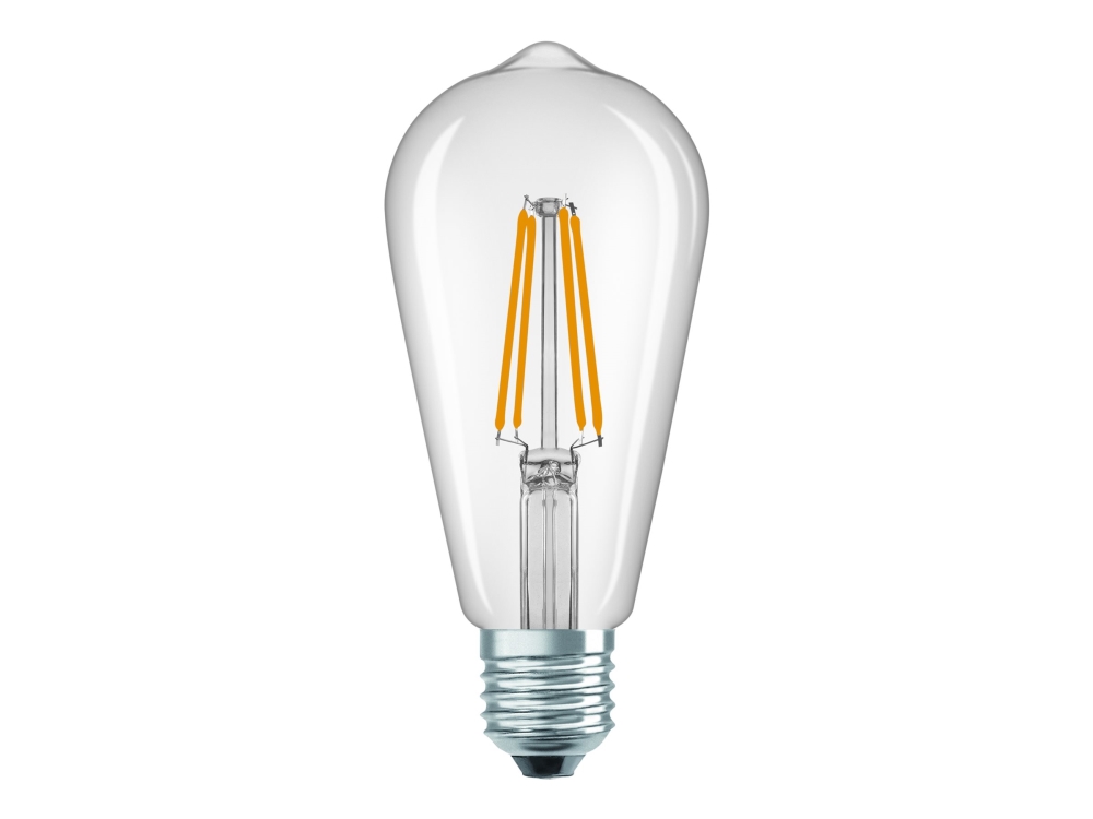 OSRAM 4099854235634 LED (RGB)-valaisin EEK A (A - G) E27 Kolbeform 3,8 W = 60 W Varmhvid (Ø x K) 64 mm x 64 mm 1 stk