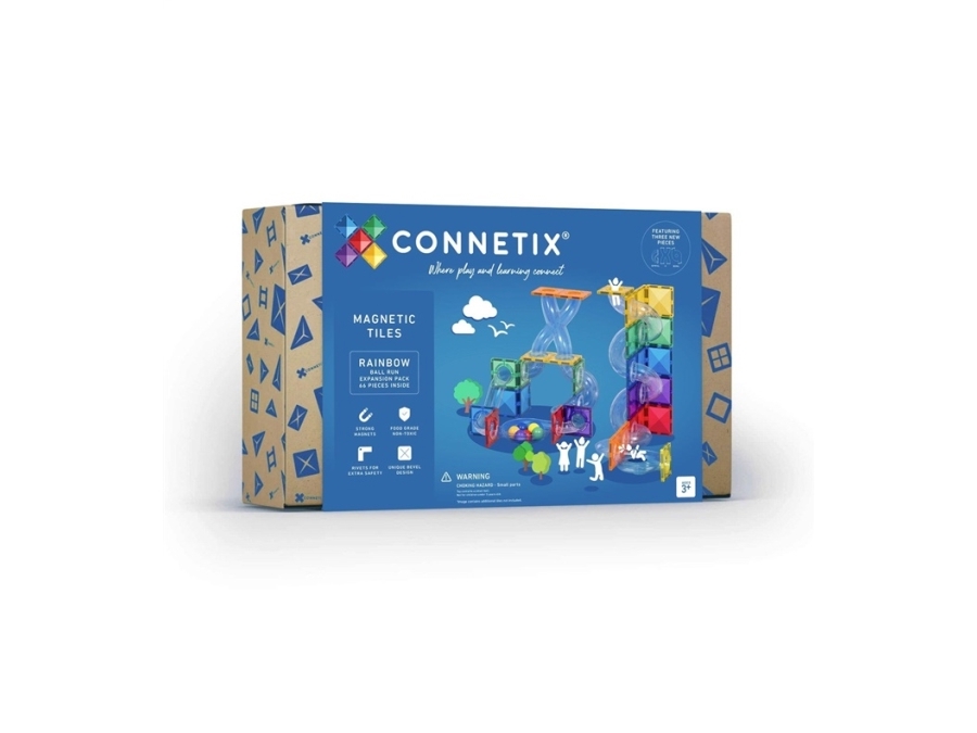 Magnetisk Connetix Rainbow Ball Run | Leksaker - Konstruktions leksaker - Bollbanor | GameStuff
