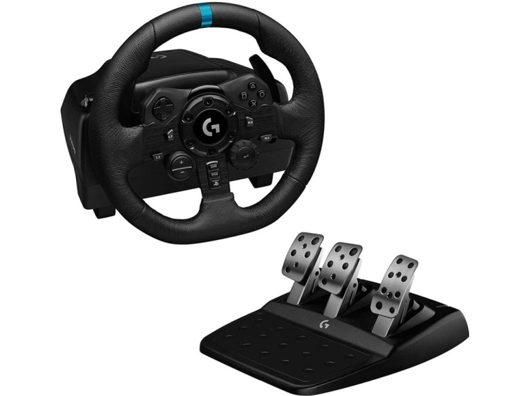 Logitech G G923, Lenkrad + Pedale, Pc, Playstation 4, Playstation 5, D-Pad, Analog / Digital, 900°, Kabelgebunden