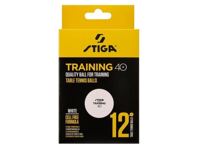Table Tennis Ball Stiga 1110-2610-12, 40 Mm, 12 Pcs