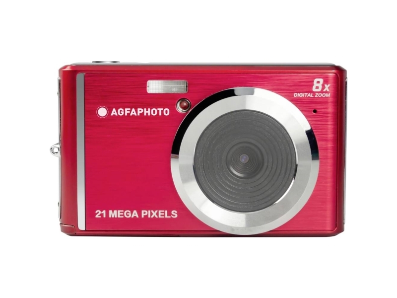 AgfaPhoto Realishot DC5200, 21 MP, 5616 x 3744 pikseliä, CMOS, HD, 89 g, Punainen