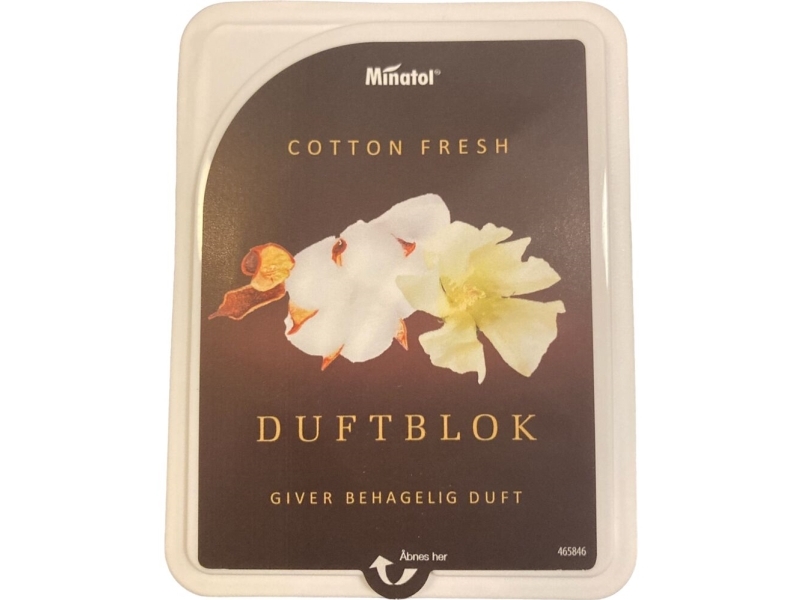 Luftfrisker, Minatol, Cotton Fresh, Uden Farve, Med Parfume - (14 Stk.)