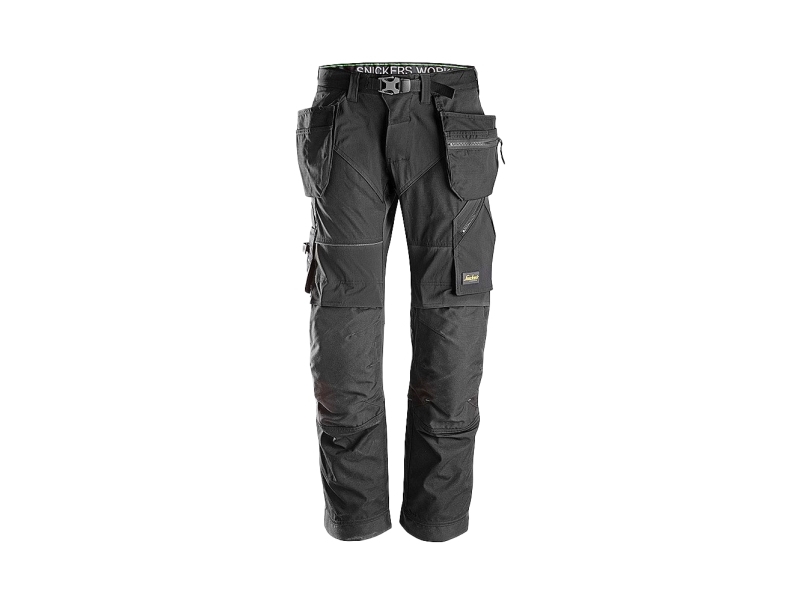 Snickers Workwear 69020404046, Bukser, Mand, Sort, Elastin, Polyester, 270 G/M², 88% Polyamid, 12% Elastan