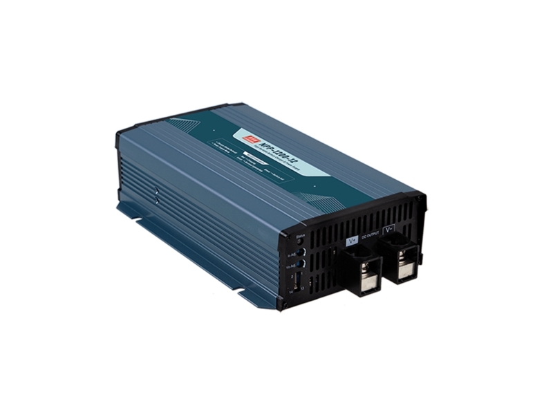 MEAN WELL Blybatteri-oplader NPP-1200-48 48 V Ladestrøm (max.) 18 A | EL Artiklar - Batteri - Batteriladdare | GameStuff