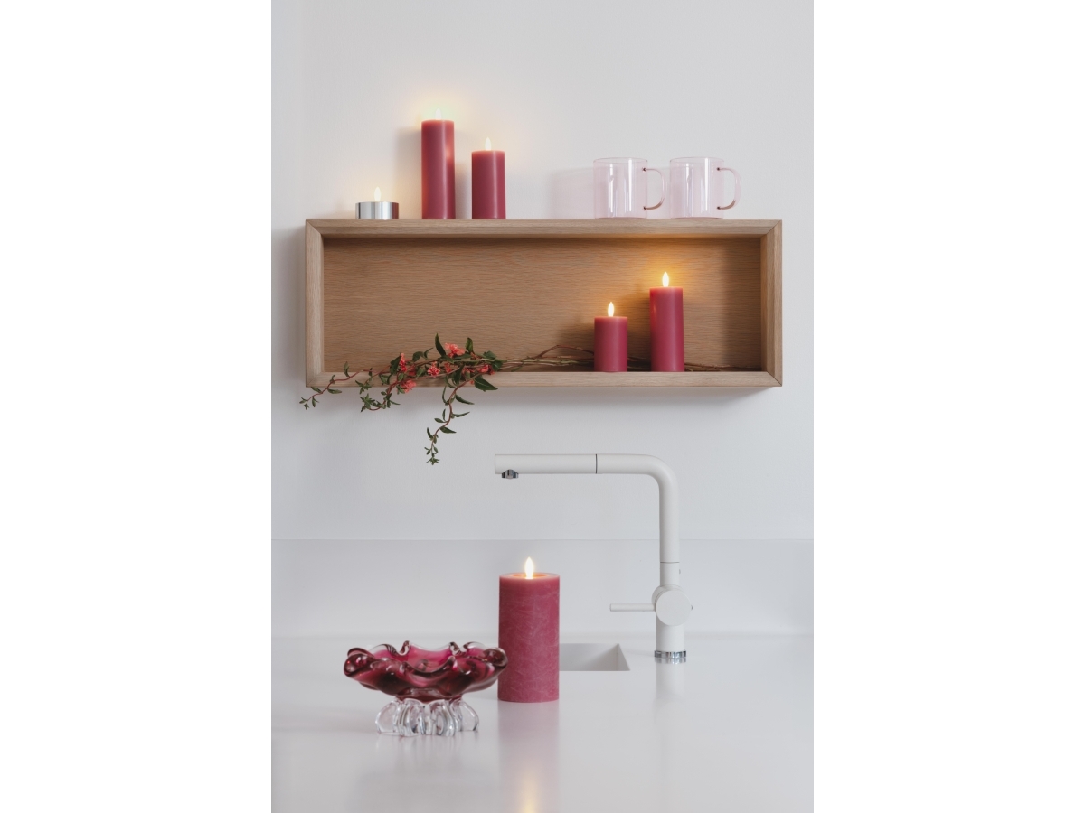 Moods & More LED-valaisin - silkki-ilmeellä - 49x75