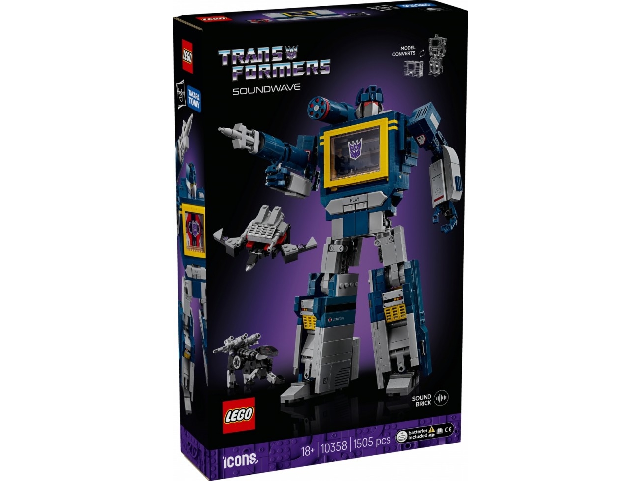 Lego 10358 Icons Transformers Soundwave (10358)