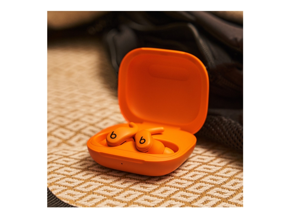 Apple Powerbeats Fit - Wireless Noise-Cancelling Workout Earbuds With Ultimate Secure Fit - Spark Orange (Me2m4zm/A)