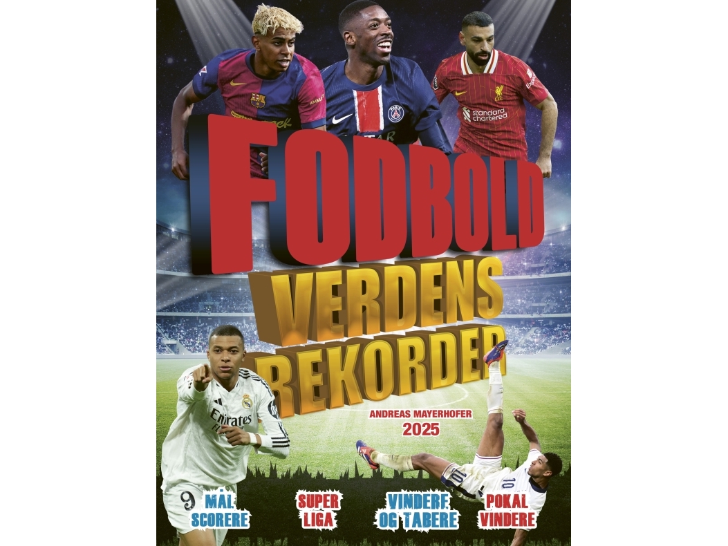 Världsrekord i fotboll 2025 Andreas Mayerhofer Språk: Danska | Böcker - Sport - Bollspel | GameStuff