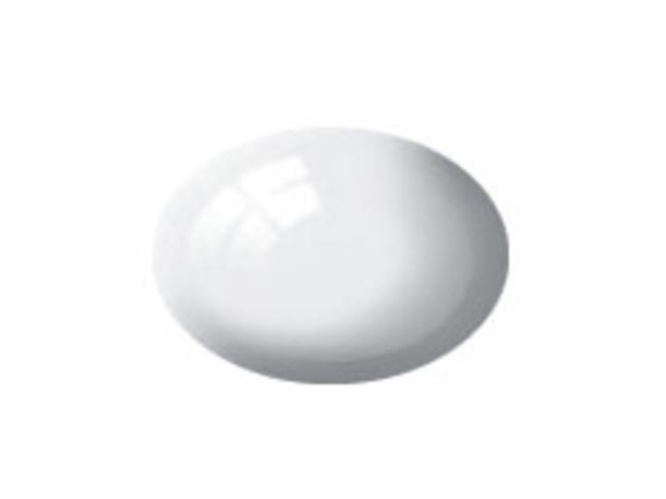 Revell - Maling - Aqua Color Gloss White Acrylic - Ral 9010 - 18 Ml - 36104
