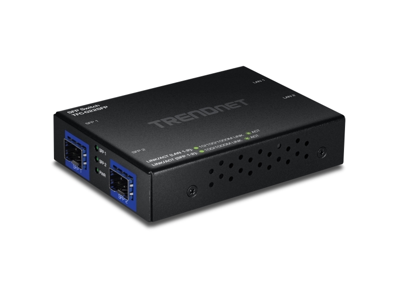 Trendnet Tfc-G22sfp, Unmanaged, Gigabit Ethernet (10/100/1000), Vollduplex