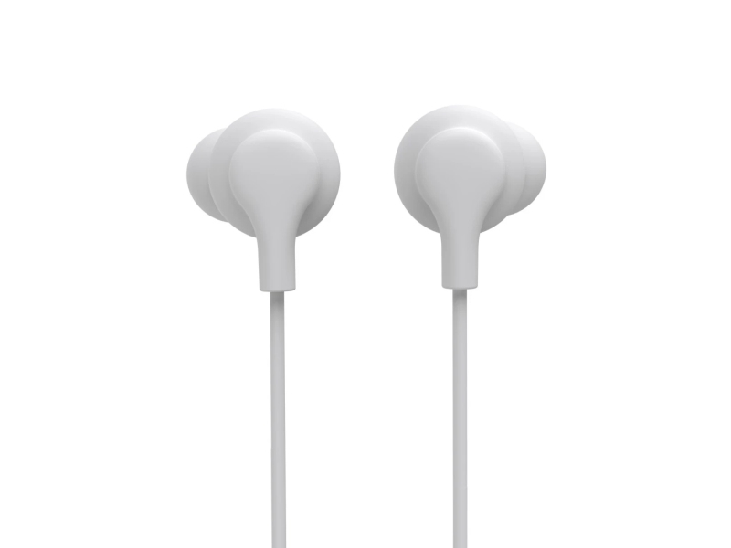 Hama Popply, Ledningsført, Opkald/Musik, 20 - 20000 Hz, 16 G, Headset, Hvid