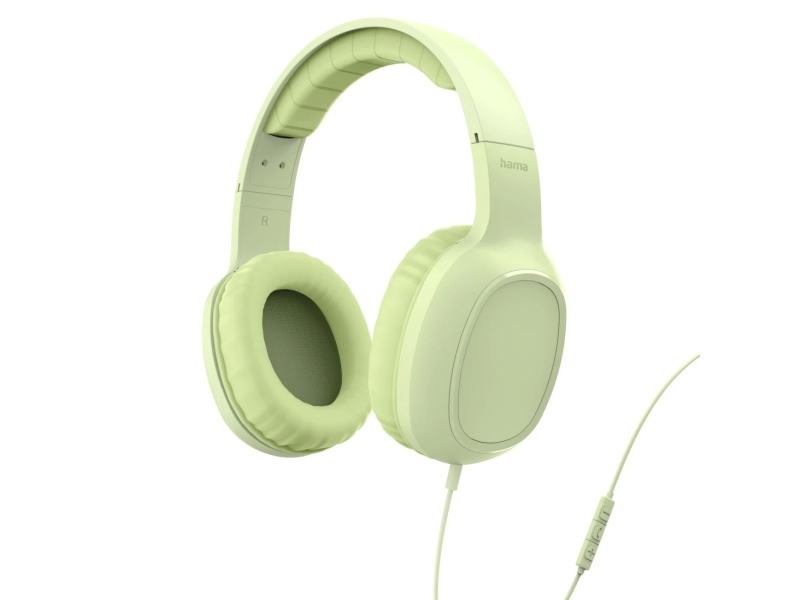 Hama Fun C, Ledningsført, Opkald/Musik, 20 - 20000 Hz, 140 G, Headset, Grøn