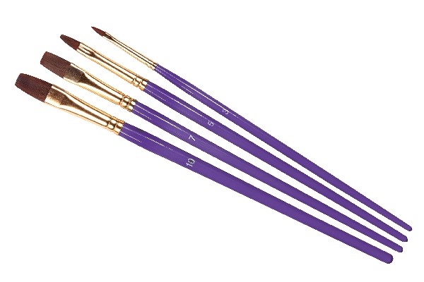 Oem Humbrol AG4305 teptukų pakuotė - dydis - 3/5/7/10 - plokščias