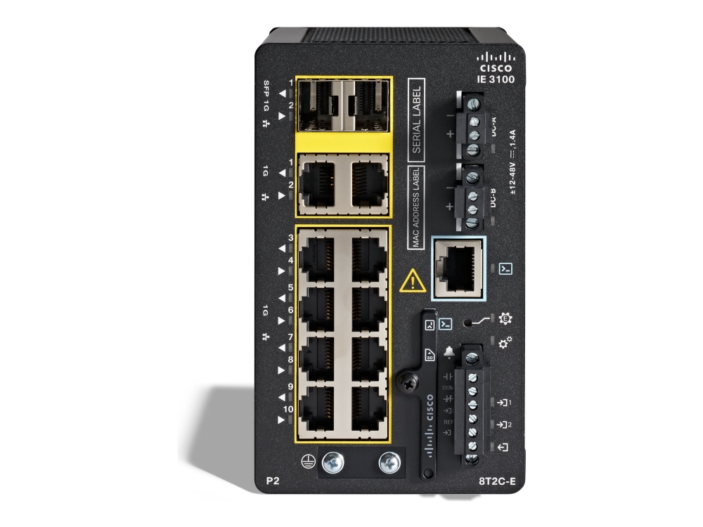 Cisco Catalyst Ie3100, Managed, L2, Gigabit Ethernet (10/100/1000), Power Over Ethernet (Poe), Rack-Einbau