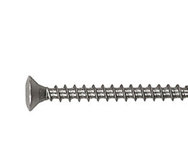 NKT universalskrue 3,5x20mm - TX10, linsehoved hoved, rustfri A2, fuldgevind - 200stk