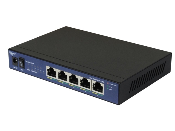 Allnet 201875, Ikke Administreret, 2.5G Ethernet (100/1000/2500), Strøm Over Ethernet (Poe), Bord-/Vægmontering, Kan Monteres På Væggen