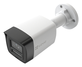 Ezviz H3k Poe 4K, Ip-Sicherheitskamera, Draußen, Kabelgebunden, 120 Db, Wand, Schwarz, Weiß