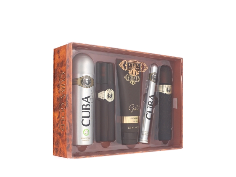 Cuba Gold Edt 100 Ml + Edt 35 Ml + As 100 Ml + Bodyspray 200 Ml + Sg 200 Ml (Man)
