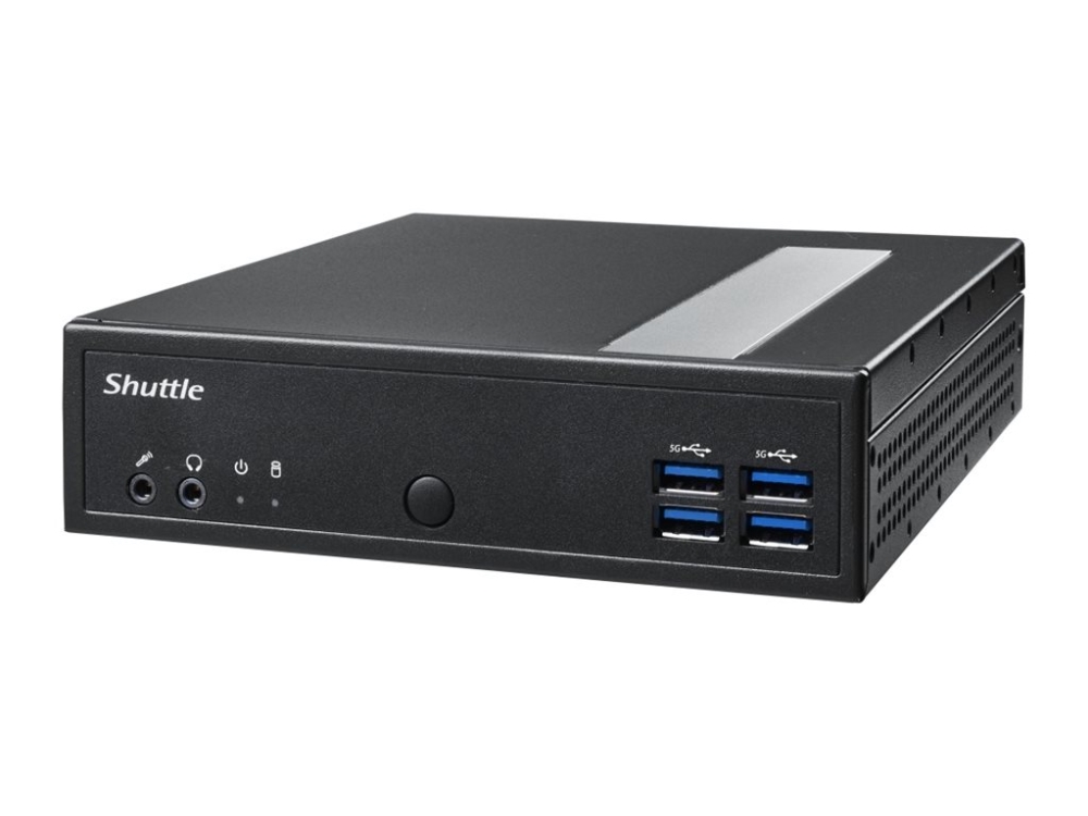 Shuttle XPC slim DL30N - Barebone - superkompakt mini-PC 1 x N-series N100 / upp till 3.4 GHz - RAM 0 GB - UHD Graphics - Gigabit Ethernet, 2.5 Gigabit Ethernet | Datorer & Surfplattor - Stationära datorer - Barebones | GameStuff