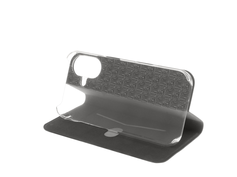 Insmat Easy - Flipomslag Til Mobiltelefon - Polyurethan, Pap+Papir, Termoplastisk Polyuretan (Tpu) - Sort - For Apple Iphone 17