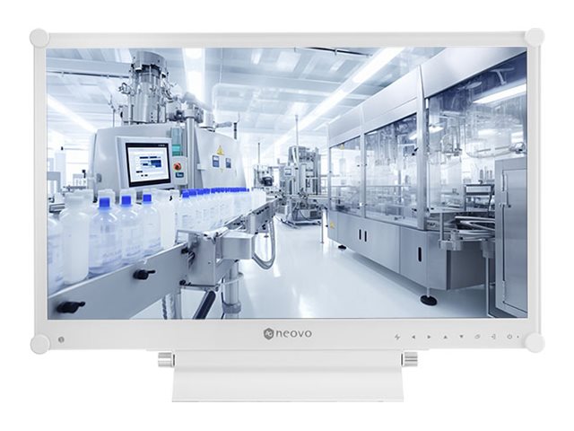 Neovo X-2402w - Industrial Grade - LED-skärm - 24 (23.8 visbar) - för montering/skrivbord - 1920 x 1080 Full HD (1080p) - VA - 300 cd/m² - 5 ms - HDMI, DVI-D, VGA, DisplayPort - högtalare - vit | Datortillbehör - Bildskärmar & Tillbehör - Bildskärmar | GameStuff