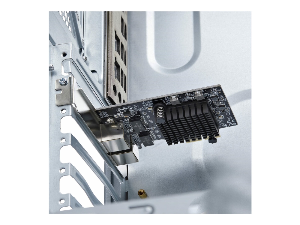 Startech.Com 2-Port 5G Gigabit Pcie Network Adapter Card, 5G/2.5G/1G/100M/10M Pci Express Lan Card, Realtek Rtl8126, Windows And Linux, Taa Compliant