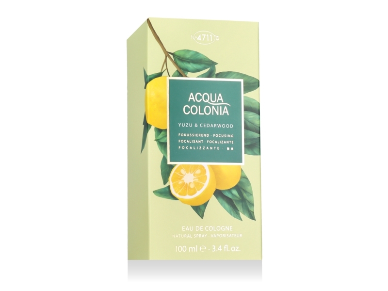 4711 Acqua Colonia Yuzu & Cedarwood Eau De Cologne - Focusing Wellness