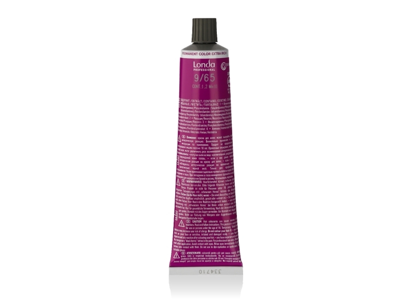 Londa Professional Permanent Color Crème Extra Rich (9/65 Light Blond Violet Red) 60 Ml