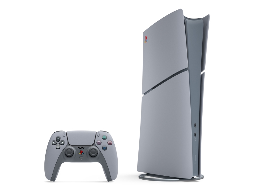 Sony PlayStation 5 Slim Digital Edition 30th Anniversary Limited Edition Bundle, PlayStation 5, Sort, Grå, 16384 MB, GDDR6, 448 GB/sek., AMD