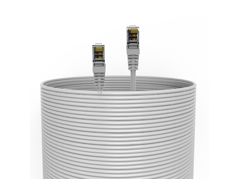 Inca ICAT7-100AG, 100 m, Cat7, S/FTP (S-STP), RJ-45, RJ-45, Grå
