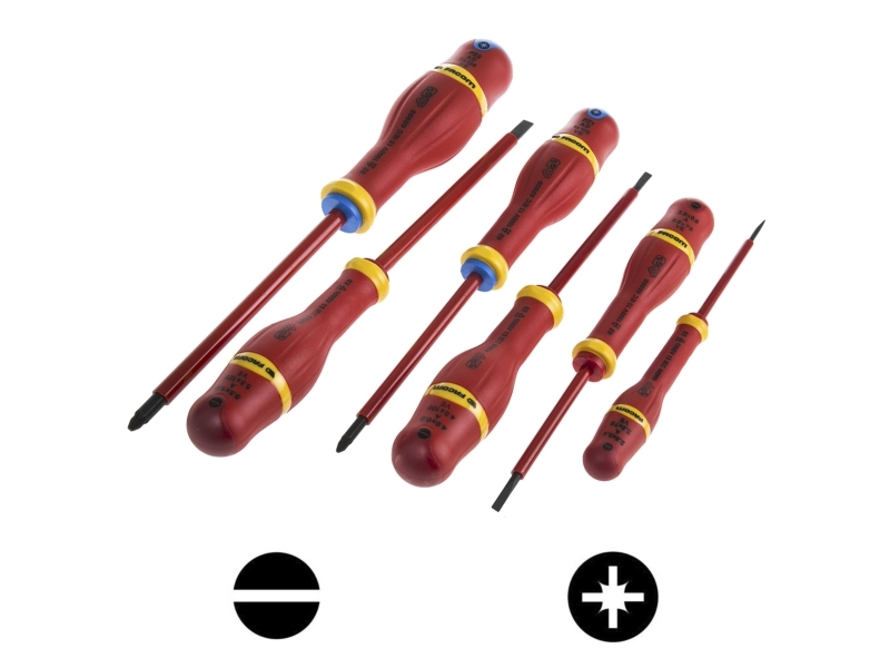 Facom Schraubendreher-Set Elektriker 6 Stück