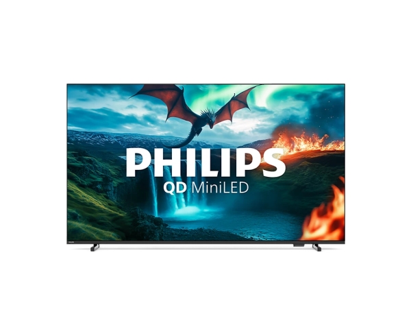 Philips 55MLED820 - 55 Diagonal klass LED-bakgrundsbelyst LCD-TV - QLED - Smart TV - TITAN OS - 4K UHD (2160p) 3840 x 2160 - HDR - Quantum Dot, Mini-LED - svart | Smarta hem - Smart hemkontroll och plattformar - Amazon Alexa | GameStuff