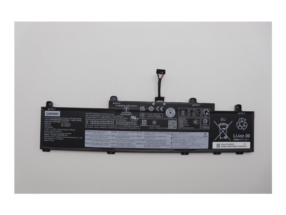 42Wh Internal Li-Ion Battery For Lenovo Laptops