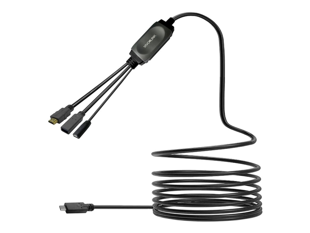 Usb-Hub Vivolink Usb-C Hub-Kabel Mit Usb 3.0 &