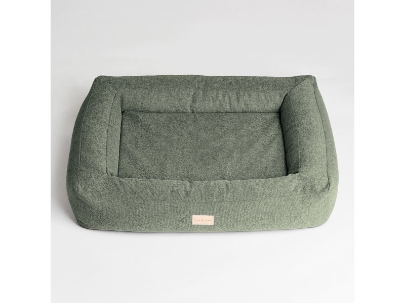Shiro & Malou Box Bed Hundbädd Grön L 120cm
