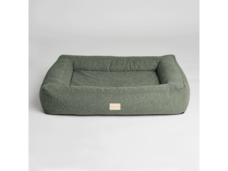 Shiro & Malou Box Bed Hundeseng Grøn 80cm