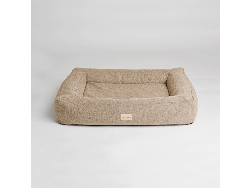 Shiro & Malou Box Bed Hundeseng Beige 80cm