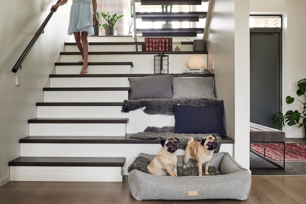 Shiro & Malou Cozy Corner Hundeseng Grå L 120Cm
